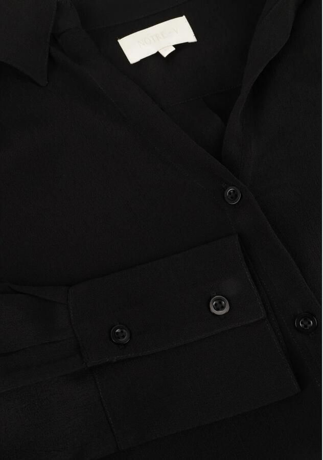 Notre-v Zwarte Emma Blouse Veelzijdige Stijl Black Dames - Foto 5
