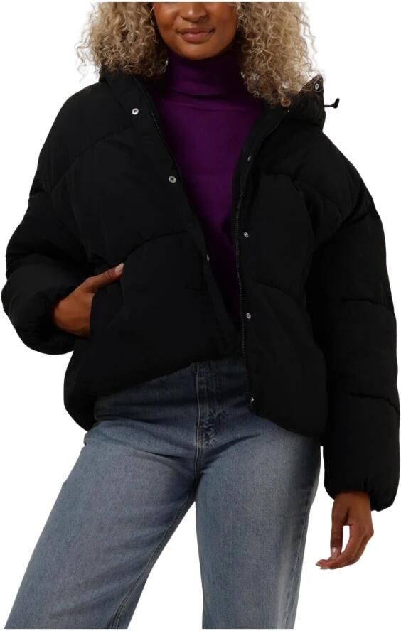 Notre-v Zwarte Gewatteerde Jas voor Vrouwen Black Dames - Foto 7