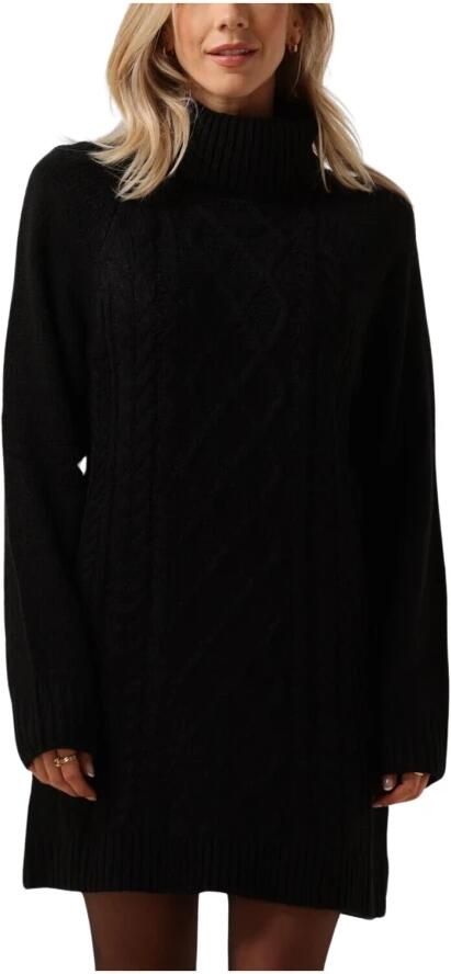 Notre-v Zwarte Kabel Gebreide Mini Jurk Black Dames - Foto 7