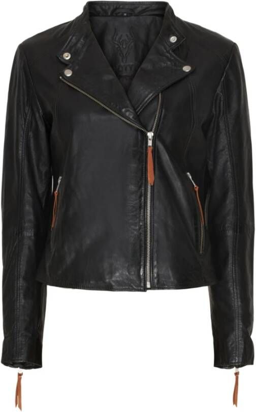 Notyz Bikerjakke 11133 Zwart Dames