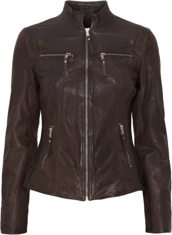 Notyz Leather Jackets Meerkleurig Dames