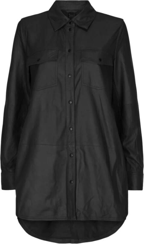 Notyz Oversized shirt 11149 Zwart Dames