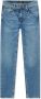 Nudie Jeans Vintage Americana Lean Dean Jeans Blue Heren - Thumbnail 11