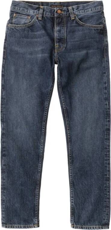 Nudie Jeans Blauwe State Gritty Jackson Regular Jeans Blue Heren