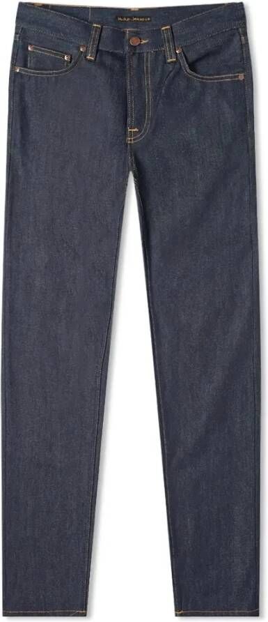 Nudie Jeans Gritty Jackson Dry Classic Blauw Heren