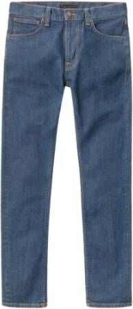Nudie Jeans Lean Dean Stretch jeans Blauw Heren