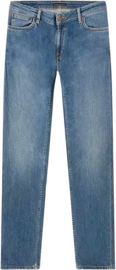 Nudie Jeans mager Blauw Heren