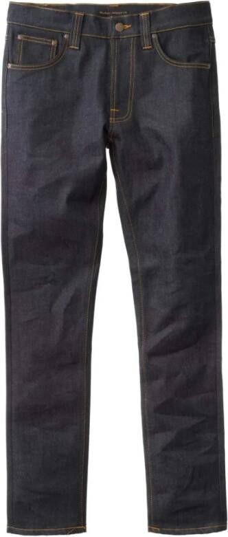 Nudie Jeans Mager decaan Blauw Heren