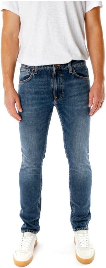 Nudie Jeans slim fit jeans Lean Dean medium denim - Foto 5