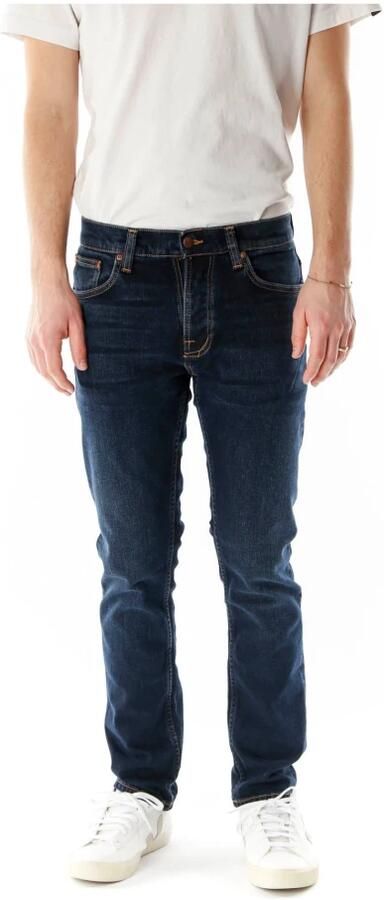 Nudie Jeans slim fit jeans Grim Tim new ink - Foto 6