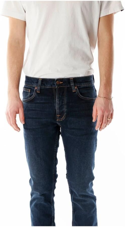 Nudie Jeans slim fit jeans Grim Tim new ink - Foto 3