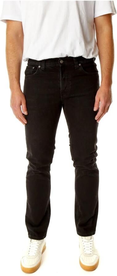 Nudie Jeans Comfort Stretch Slim Fit Jeans Black Heren - Foto 4