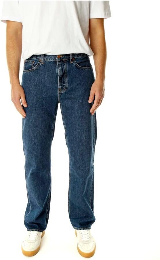 Nudie Jeans Losse pasvorm hoge taille jeans Blue Heren - Foto 4