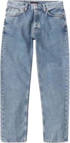 Nudie Jeans Slim-fit Jeans Blauw Heren