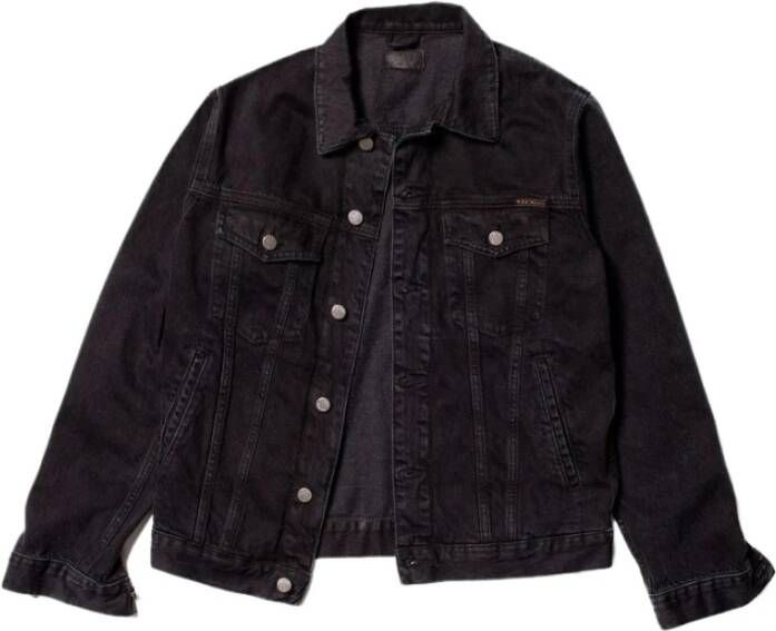 Nudie Jeans Robby Vintage Jacket Zwart Heren
