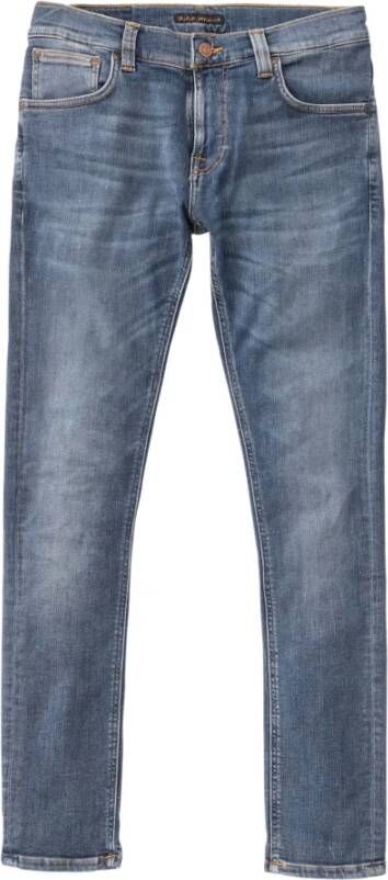 Nudie Jeans Slanke jeans Blauw Heren