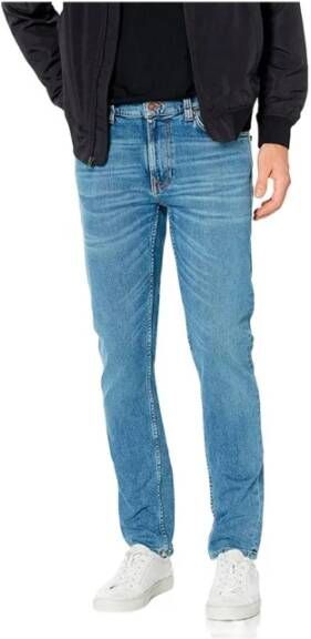 Nudie Jeans Slim-fit jeans Blauw Heren