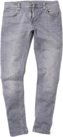 Nudie Jeans Slim-fit Jeans Grijs Heren