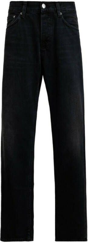 Nudie Jeans Straight Jeans Zwart Heren