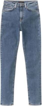 Nudie Jeans Tild jeans hoge taille Blauw Dames