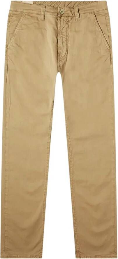 Nudie Jeans Trousers Beige Heren