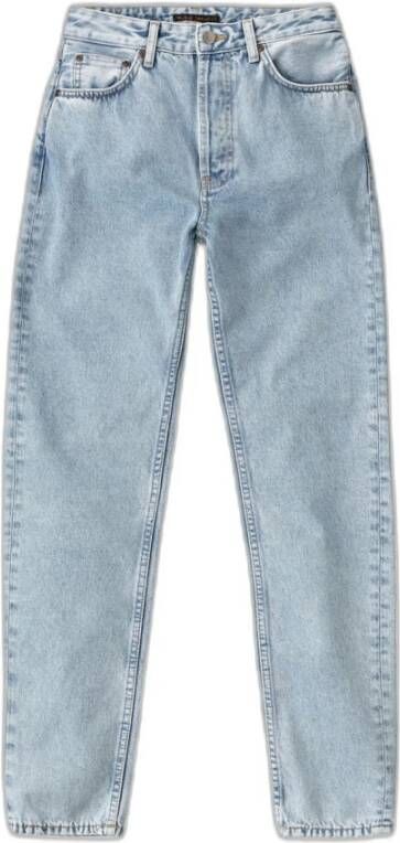 Nudie Jeans vrouw Breezy Britt Sunny Blue Blauw Dames