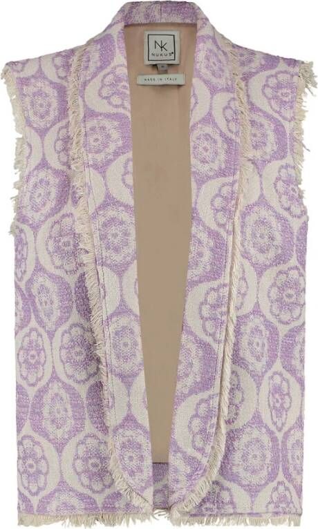 Nukus Gilet Paars Dames