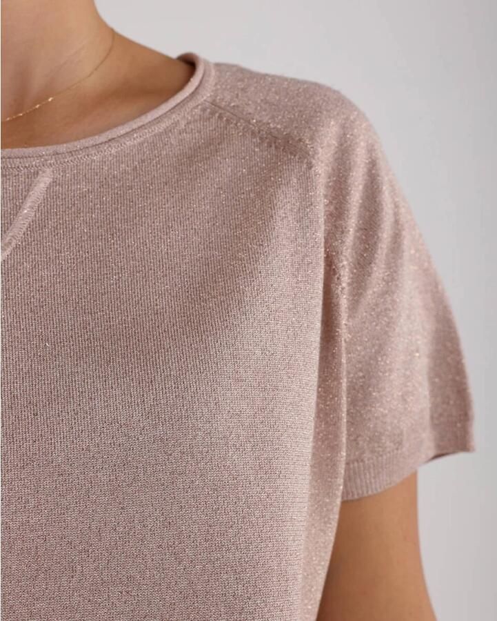 NUKUS Dames Tops & T-shirts Anita Top Lurex Roze - Foto 5