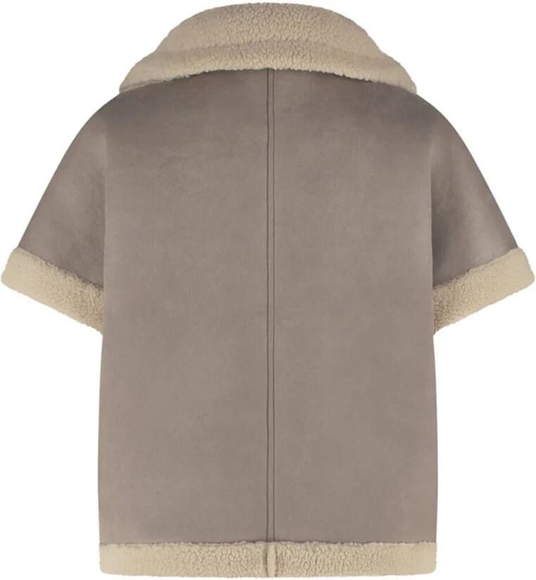 Nukus Athena Gilet voor Vrouwen Beige Dames