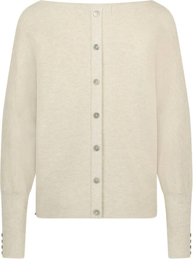 NUKUS Dames Truien & Vesten Batwing Pullover Plain Zand - Foto 6