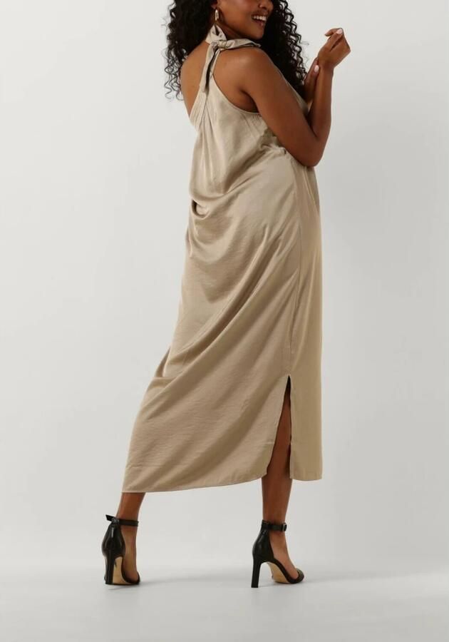 Nukus Elegante Maxi Jurk voor elke gelegenheid Beige Dames