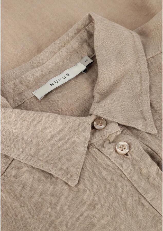 Nukus Elegante Milla Blouses in Zand Beige Dames