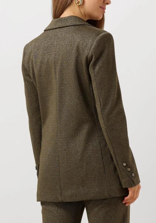 Nukus Elegante Olijf Lurex Blazer Green Dames - Foto 6