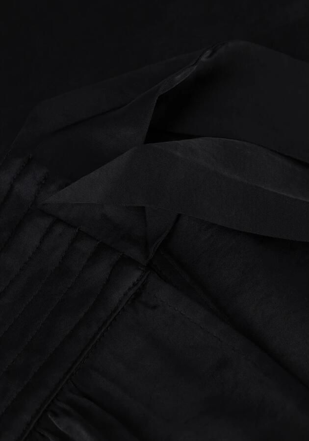 Nukus Elegante Zwarte Maxi Jurk Black Dames