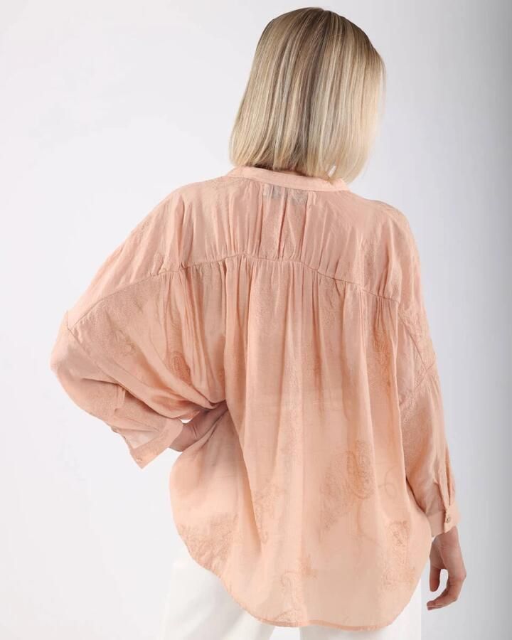 Nukus Geborduurde Rosan Blouse Pink Dames
