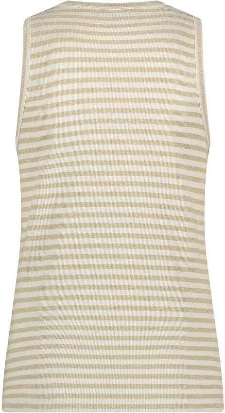 NUKUS Dames Tops & T-shirts Stefania Singlet Stripes Ecru - Foto 2
