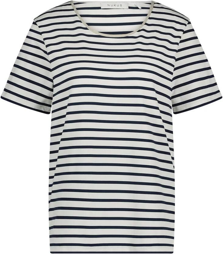 NUKUS Dames Tops & T-shirts Tirza Top Stripe Blauw - Foto 5