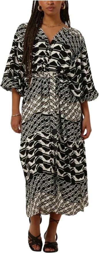 Nukus Grafische Amelia Jurk Stijlvolle Keuze Multicolor Dames - Foto 3