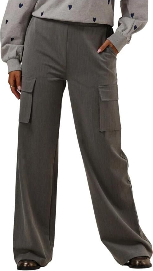 Nukus Grijze Hamburg Broek met Glitter Strepen Gray Dames - Foto 8