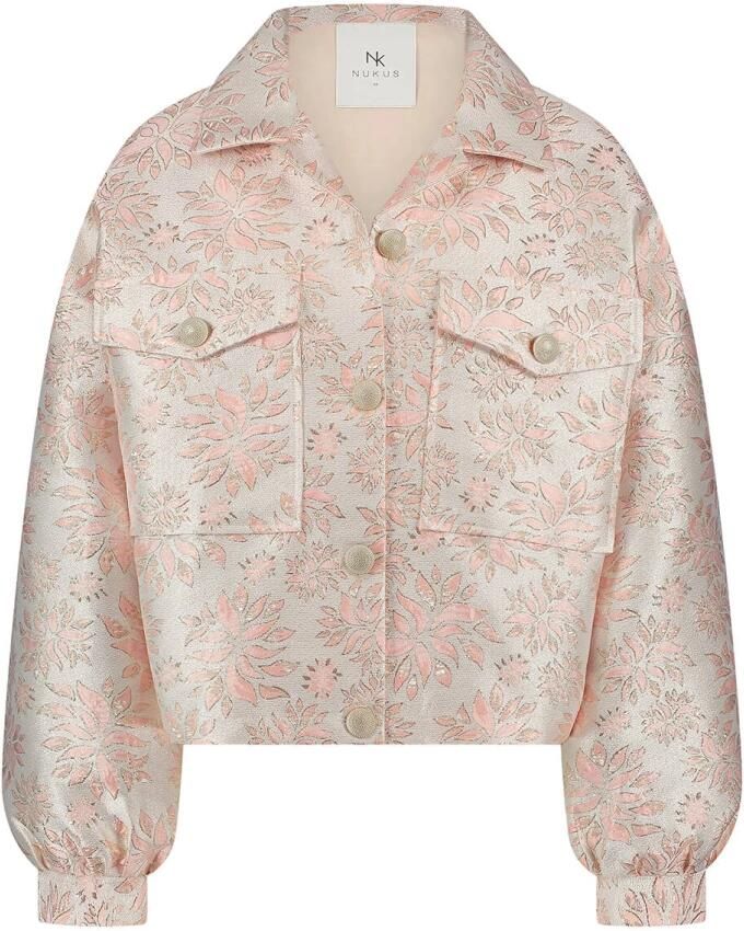 NUKUS Dames Jassen Harmony Jacket Flower Roze - Foto 3