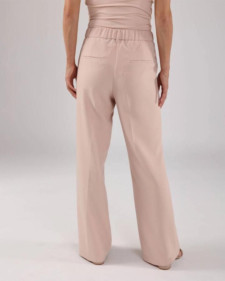 NUKUS straight regular waist pantalon lichtroze