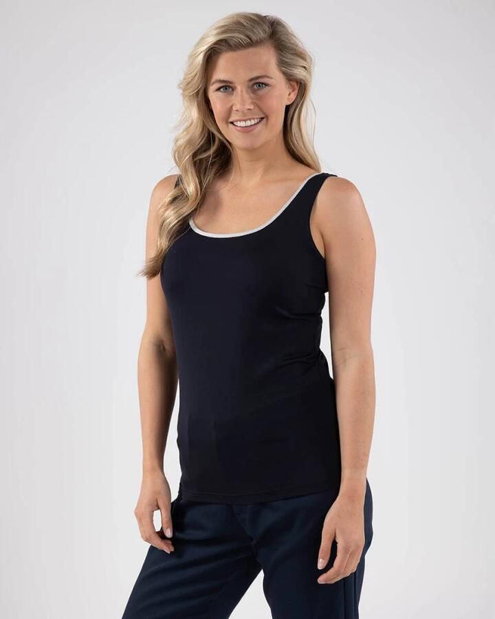 NUKUS Dames Tops & T-shirts Juba Singlet Donkerblauw - Foto 3