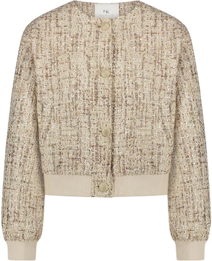 Nukus Pailletjasje Maureen Upgrade Stijl Beige Dames - Foto 3