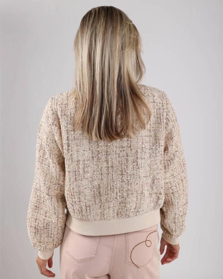 Nukus Pailletjasje Maureen Upgrade Stijl Beige Dames - Foto 2