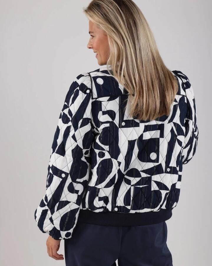 Nukus Romee Stijlvolle Jas Blue Dames - Foto 3