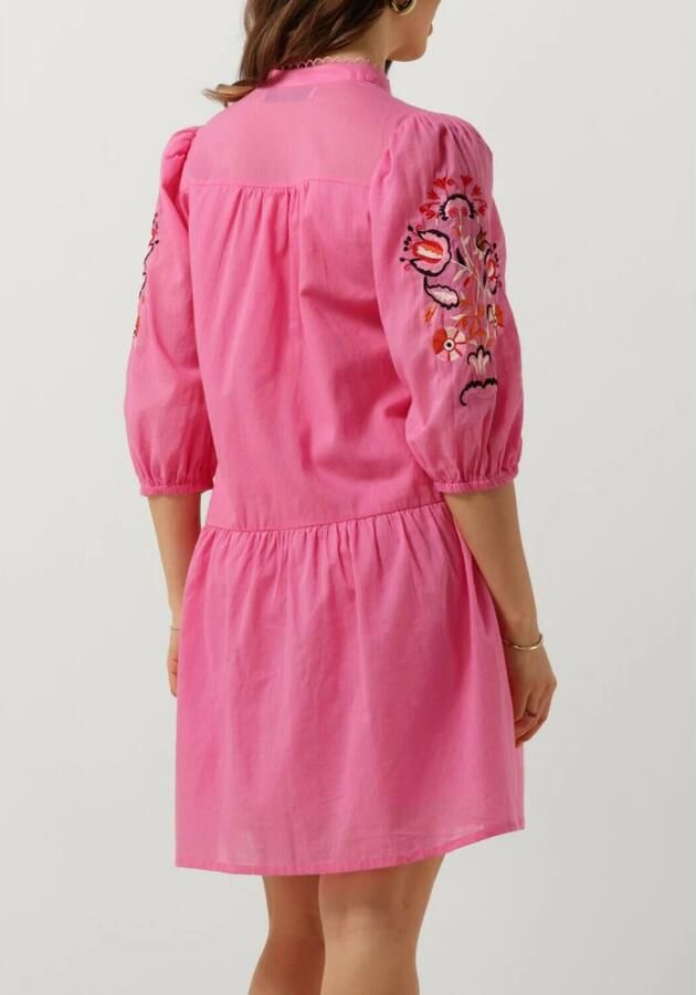NUKUS Dames Jurken Ame Dress Embroidery Roze - Foto 2
