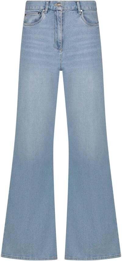 NUKUS wide leg high waist jeans light blue denim - Foto 7