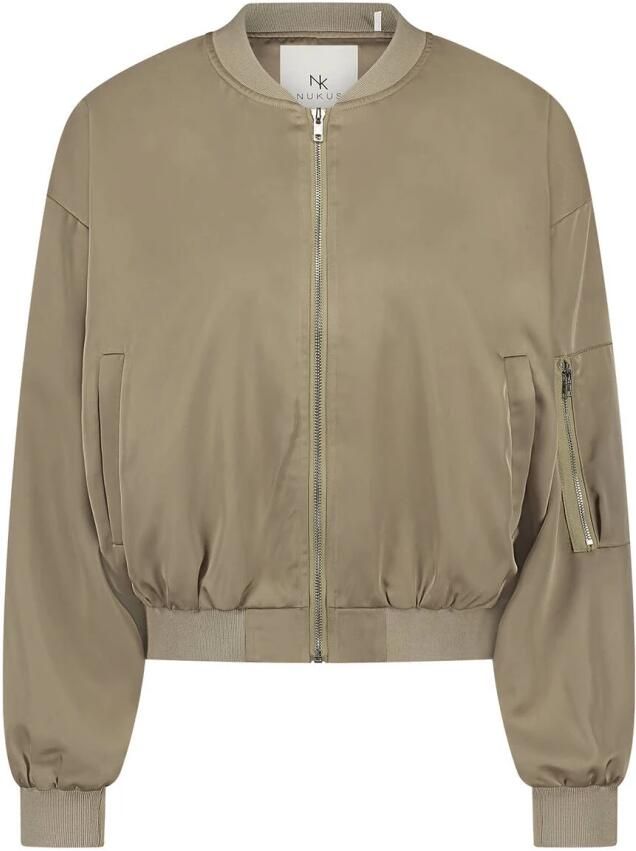 Nukus Stijlvolle Noell Bomberjas voor vrouwen Beige Dames - Foto 3
