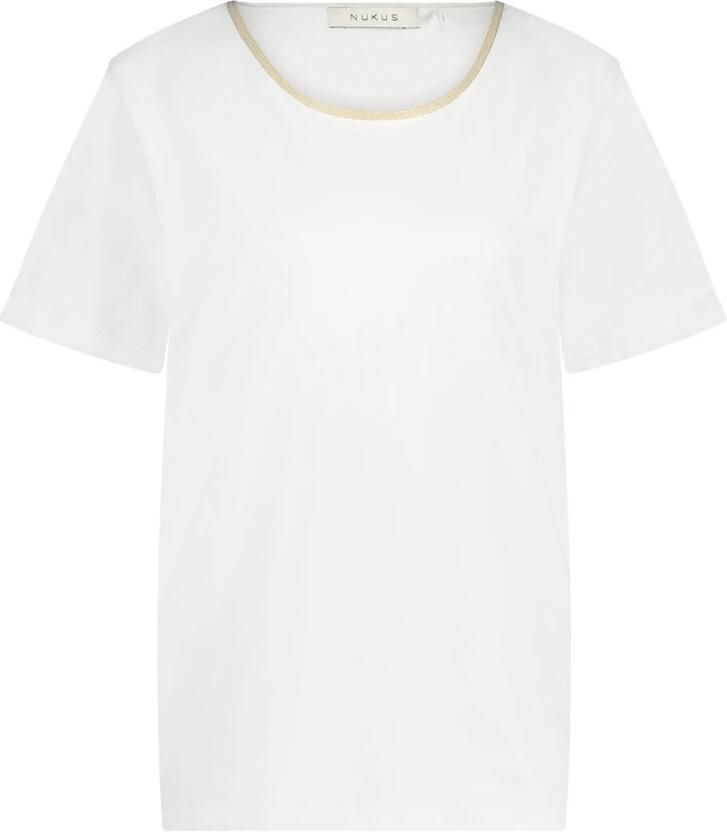 NUKUS Dames Tops & T-shirts Tirza Top Uni Wit