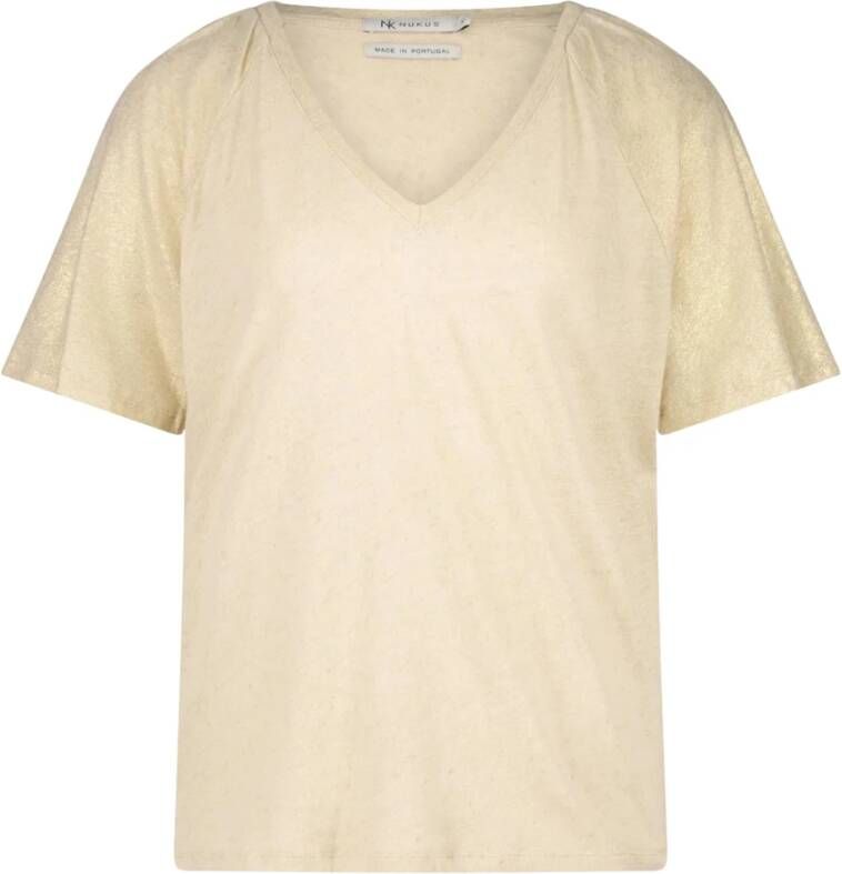 Nukus Seia T-shirt Beige Dames